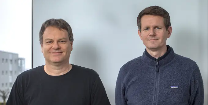 Quick Precision Tripod Head Kickstarter Team - Arnt Inge Hodne (left), inventor and Ådne Esepland, business developer