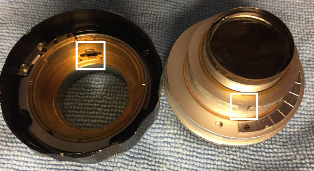 Aligning Canon f/1.2 lens components after cleaning