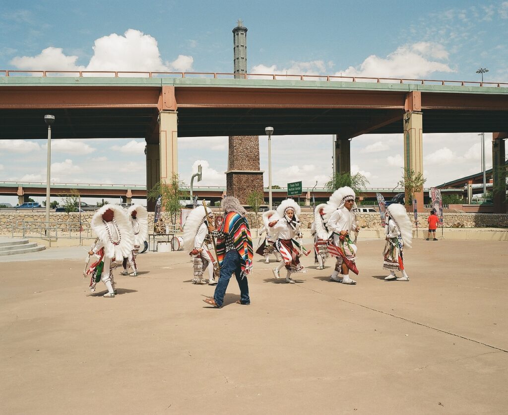 Native dance demonstration