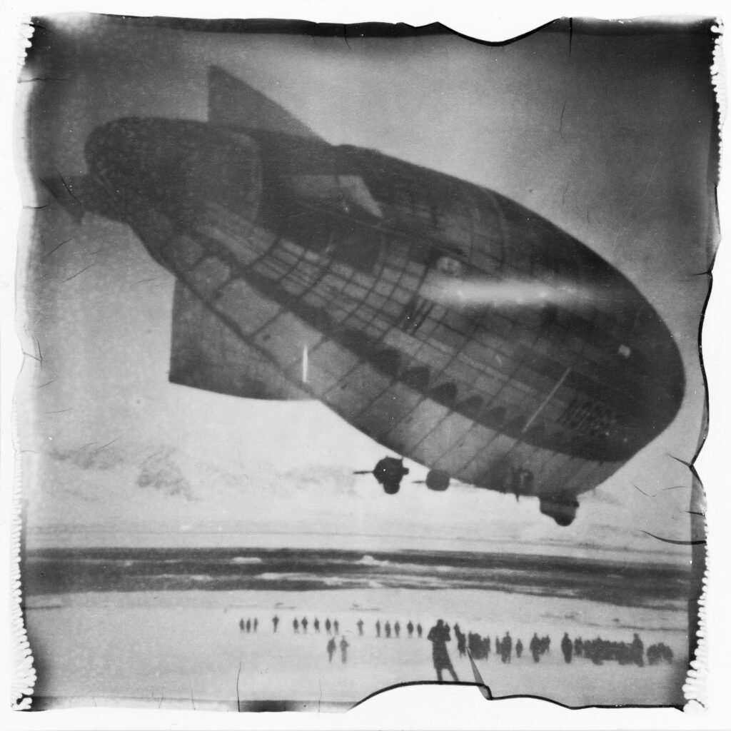 The Norge airship - shot of a picture.