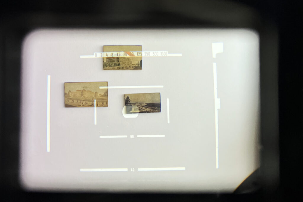 40 mm plus 90mm Frame Lines through the Leica CL Viewfinder. 