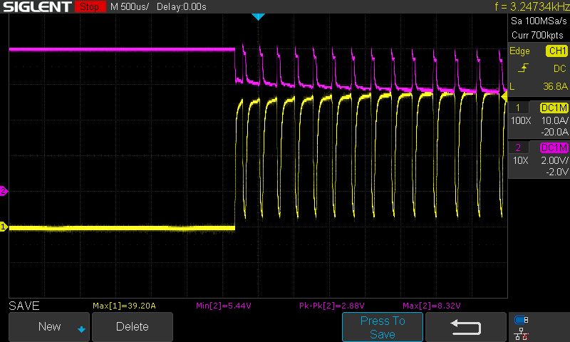 SB-104 detailed Battery burst