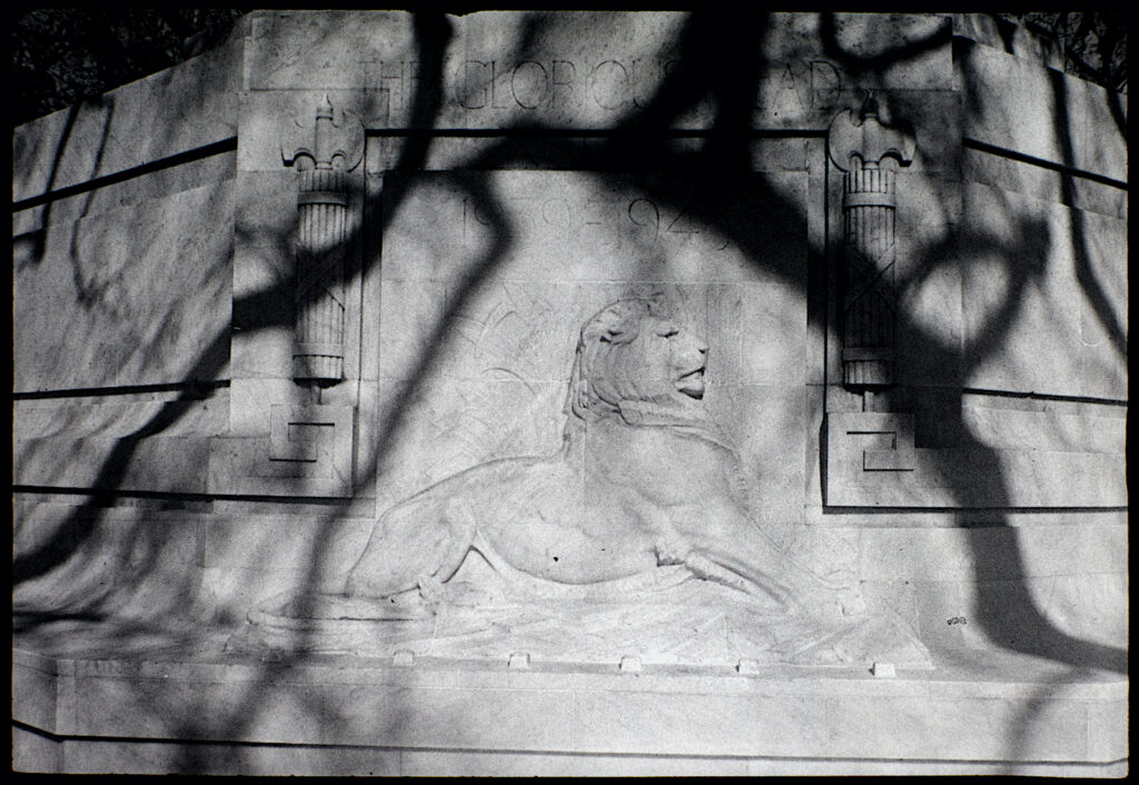 Detail of the base of the Cenotaph.