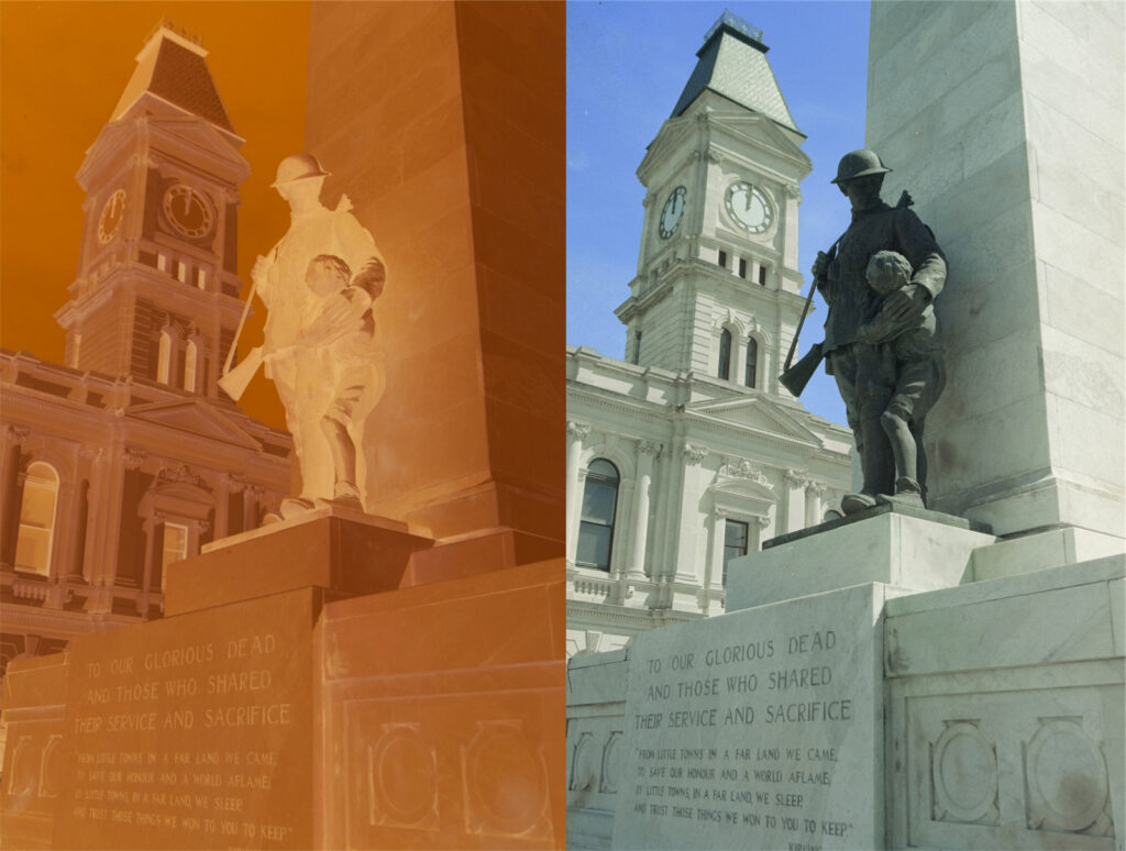 The Cenotaph, Oamaru, NZ. Another very successful result with not much post-processing again.