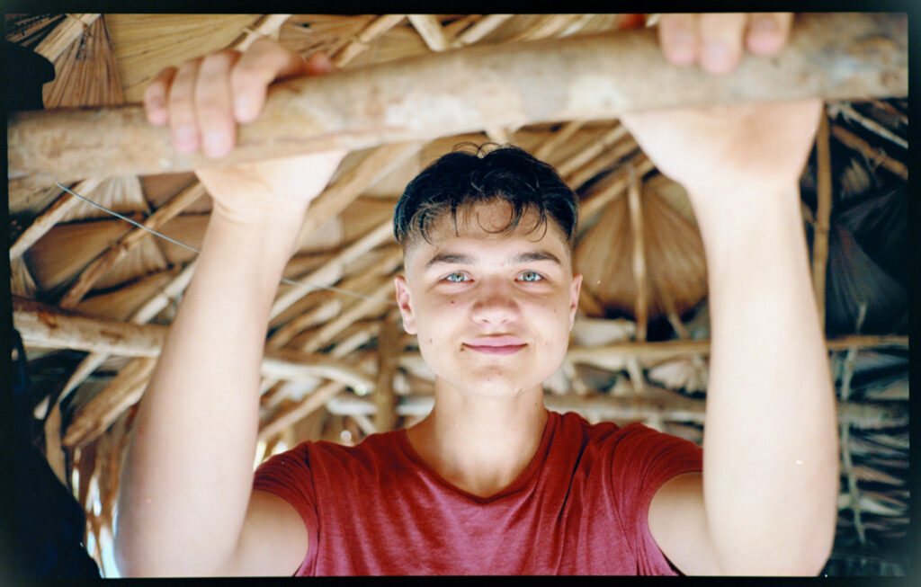 A portrait of a young male.