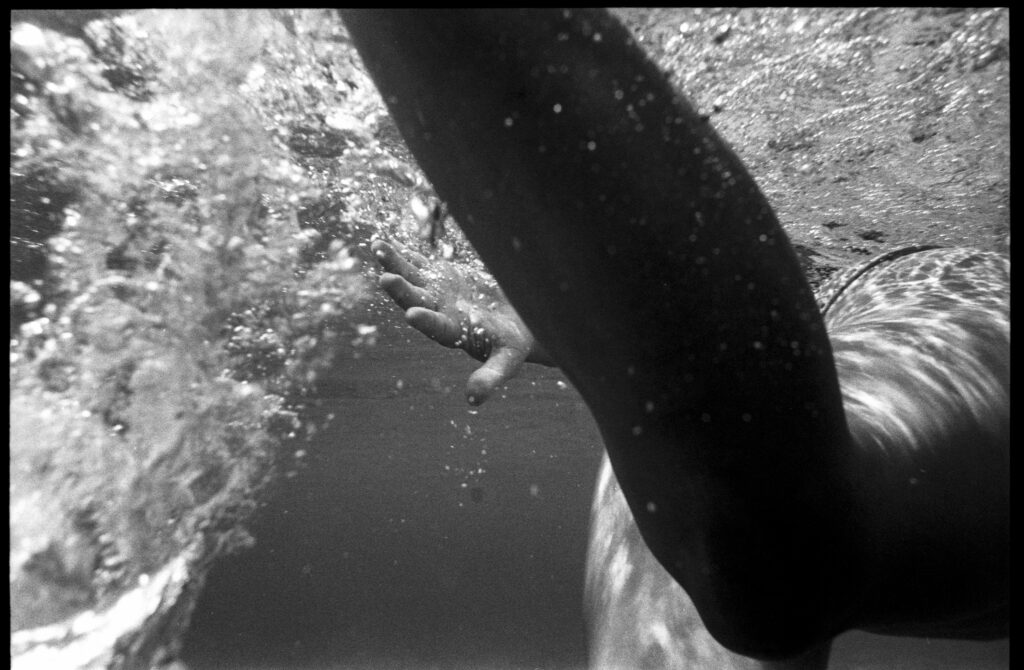 Woman swimming