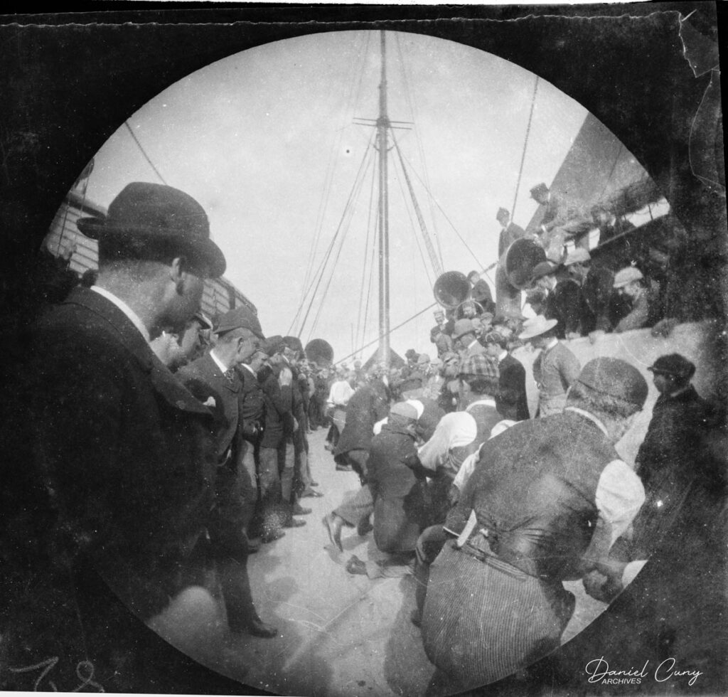 Tug-O-War on the ship