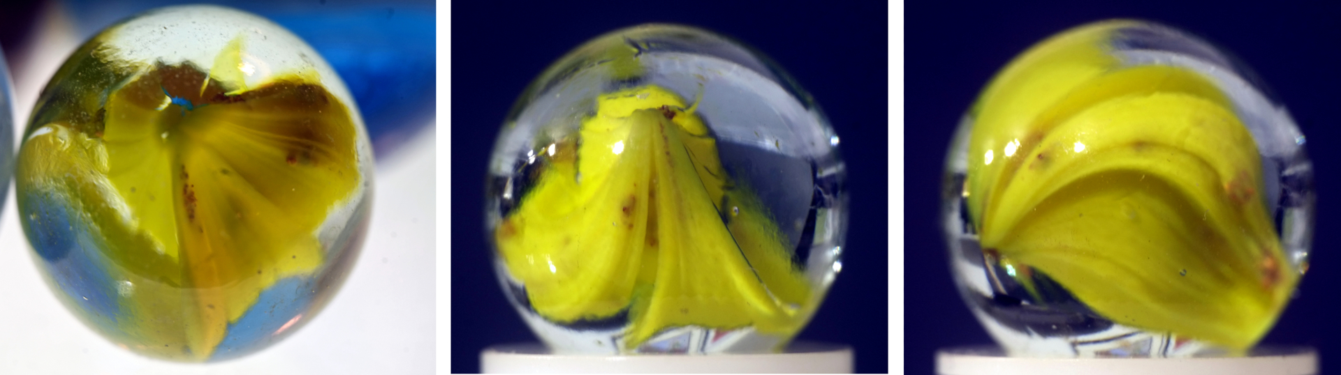 A Peltier "Banana Pee-wee" marble