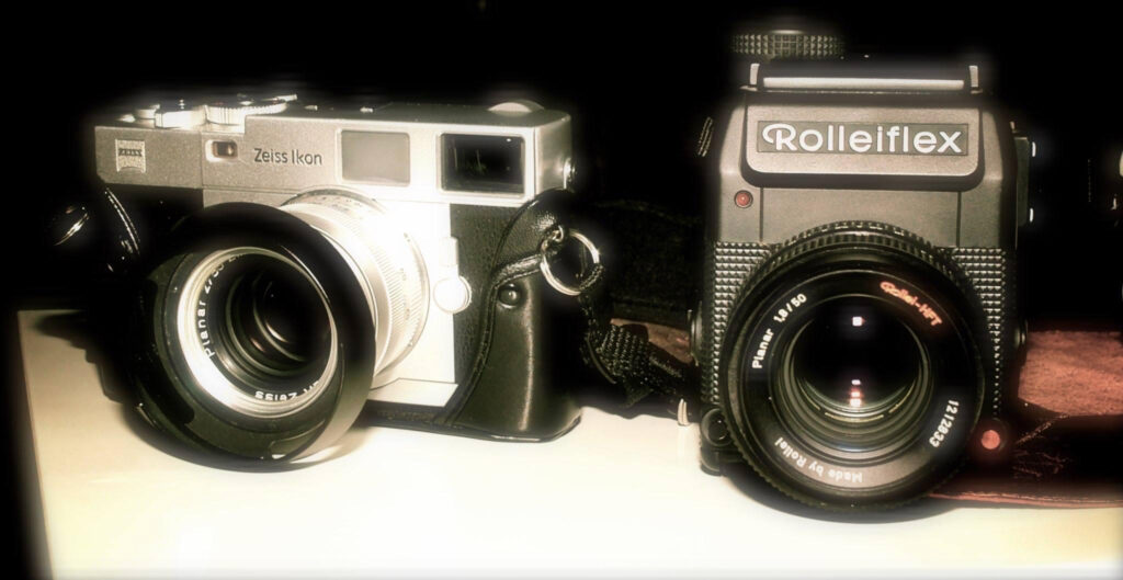 Zeiss IKon ZM and Rolleiflex SL2000 cameras