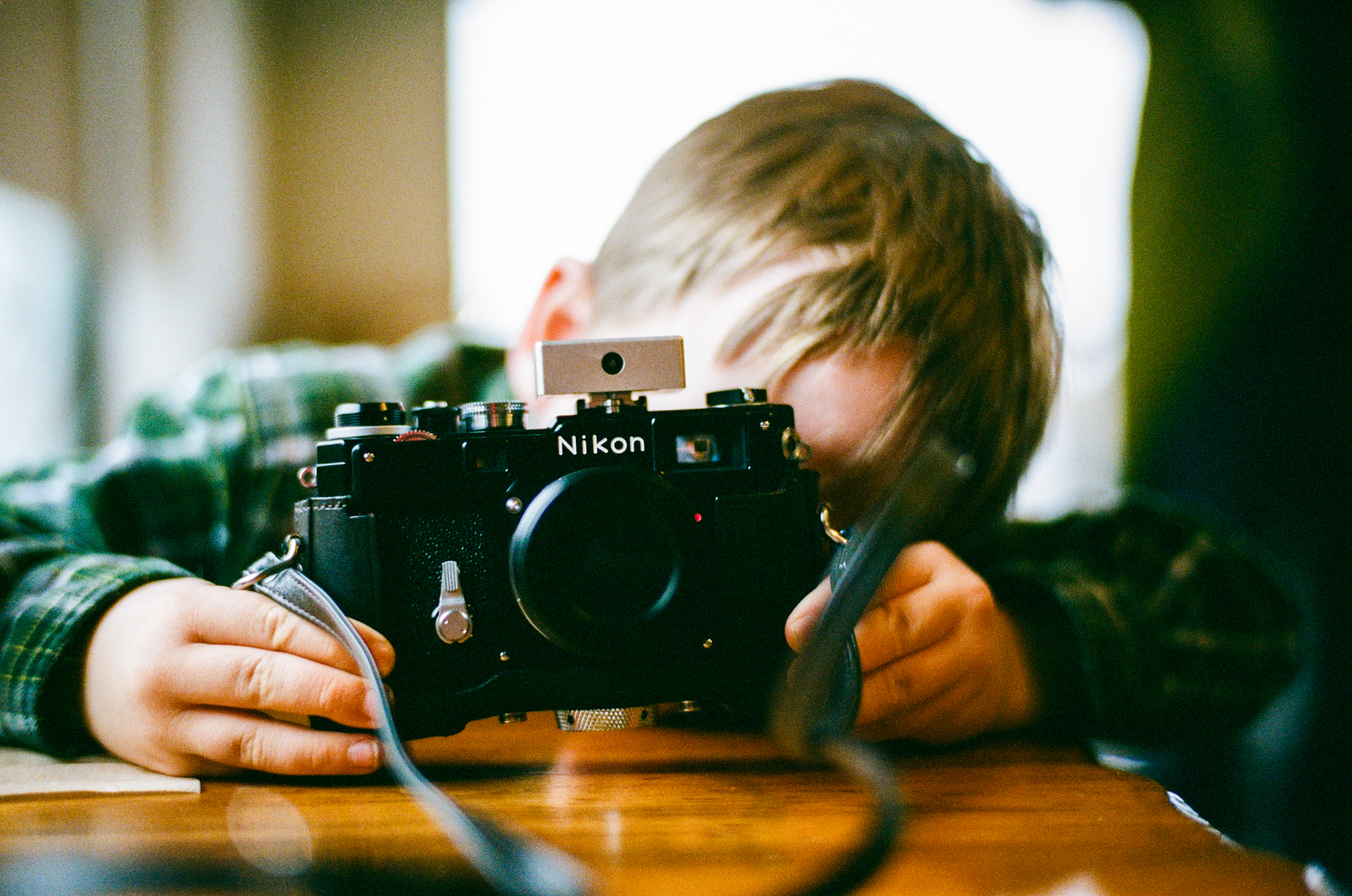 Boy with camera