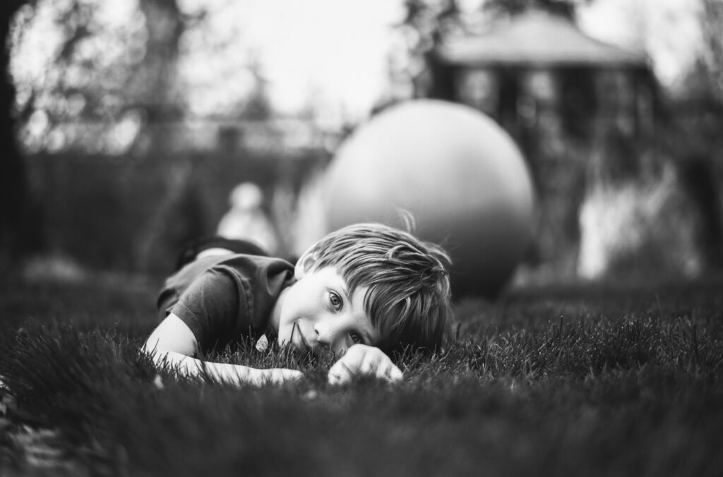 Boy in Grass