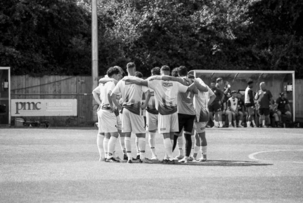 Team huddle