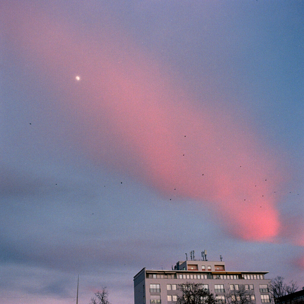 Winter light with hope