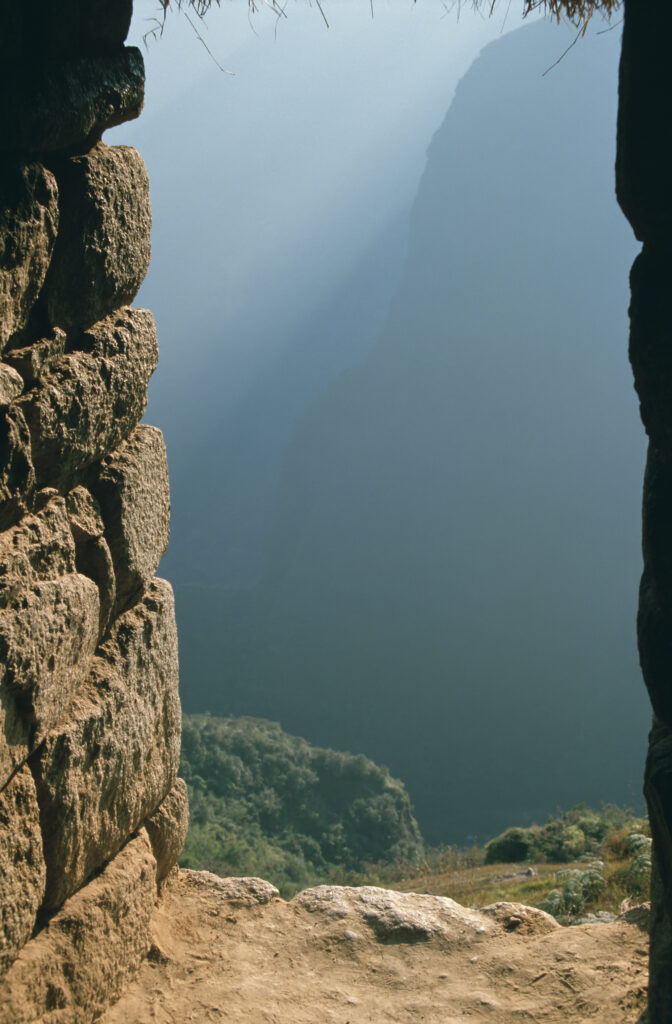 Machu Picchu window