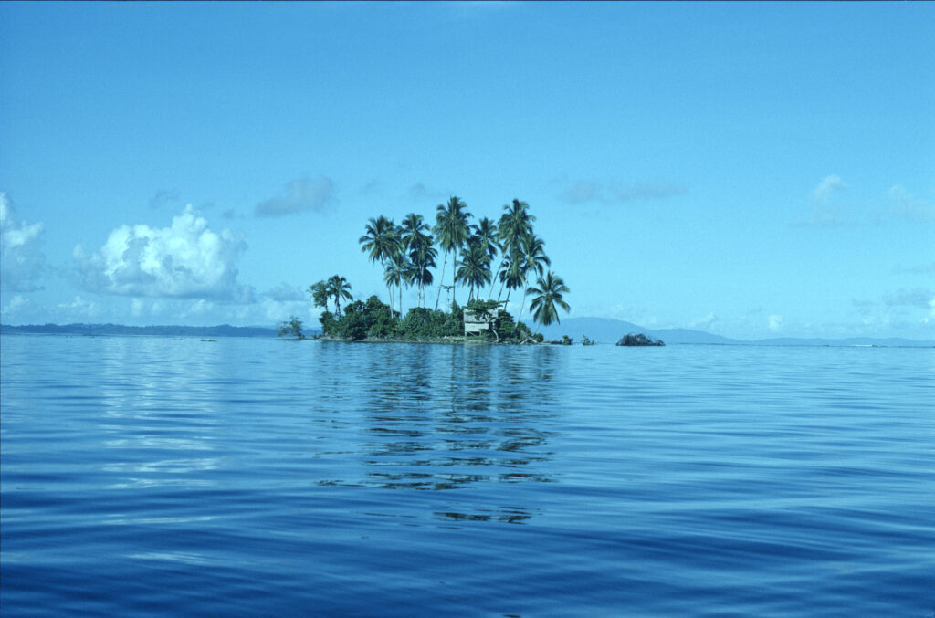 Small island off Kolombangara, Western Province, Solomon Islands