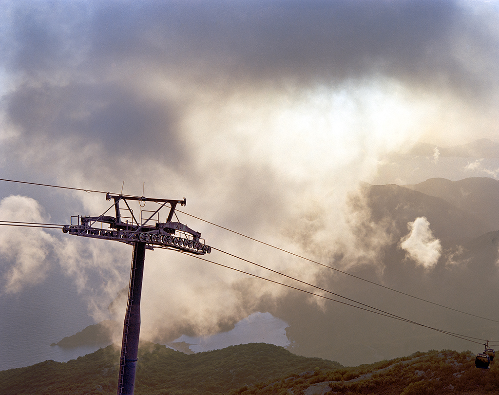 Cable car pylon, Mount Babadağ, Turkey