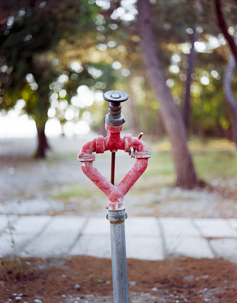 Heart shaped hydrant near Fethiye, Turkey