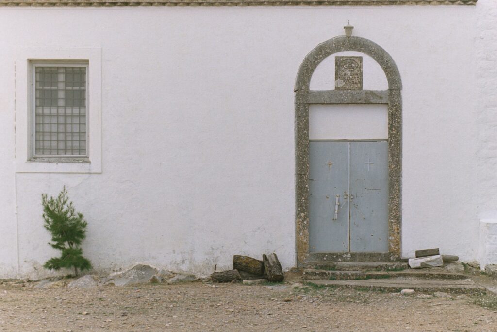 Monastery side door