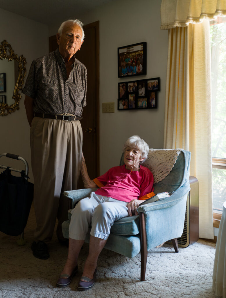 Couple by window