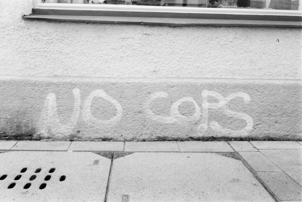 No Cops graffiti