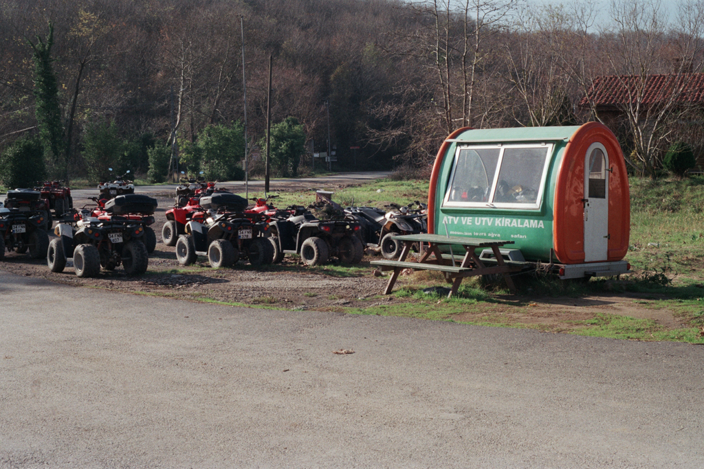 ATV renting kiosk