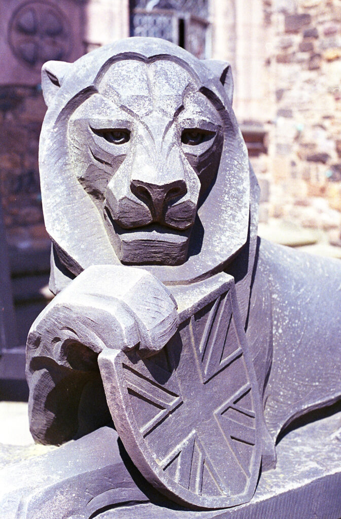 Lion statue