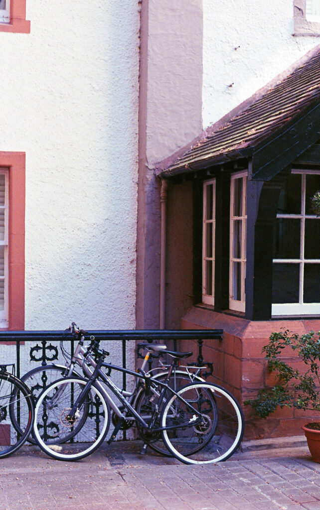 Bicycles in Ramsay Garden