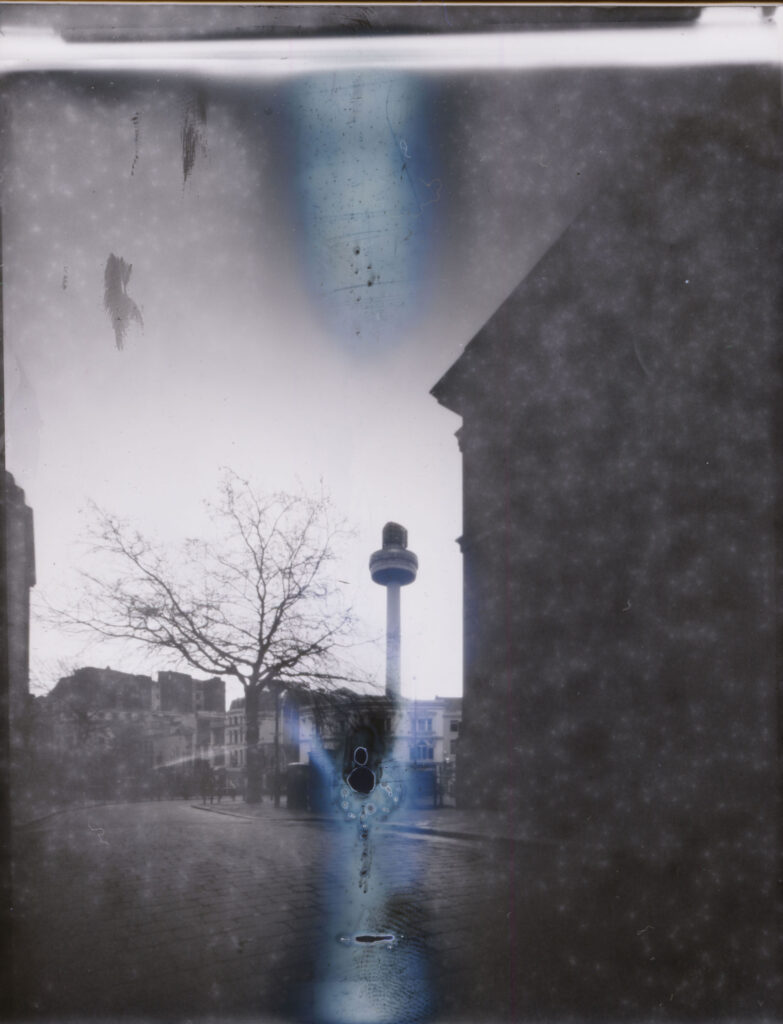 Liverpool Pinhole on vintage Ilford MGIV paper