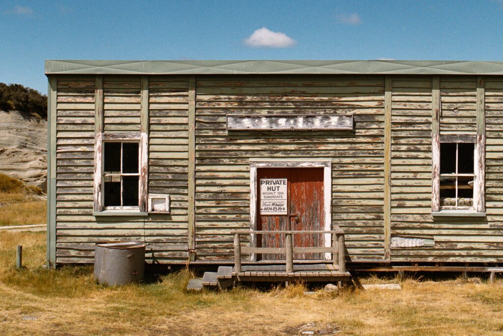 Once Kokonga Station. Now a hut.