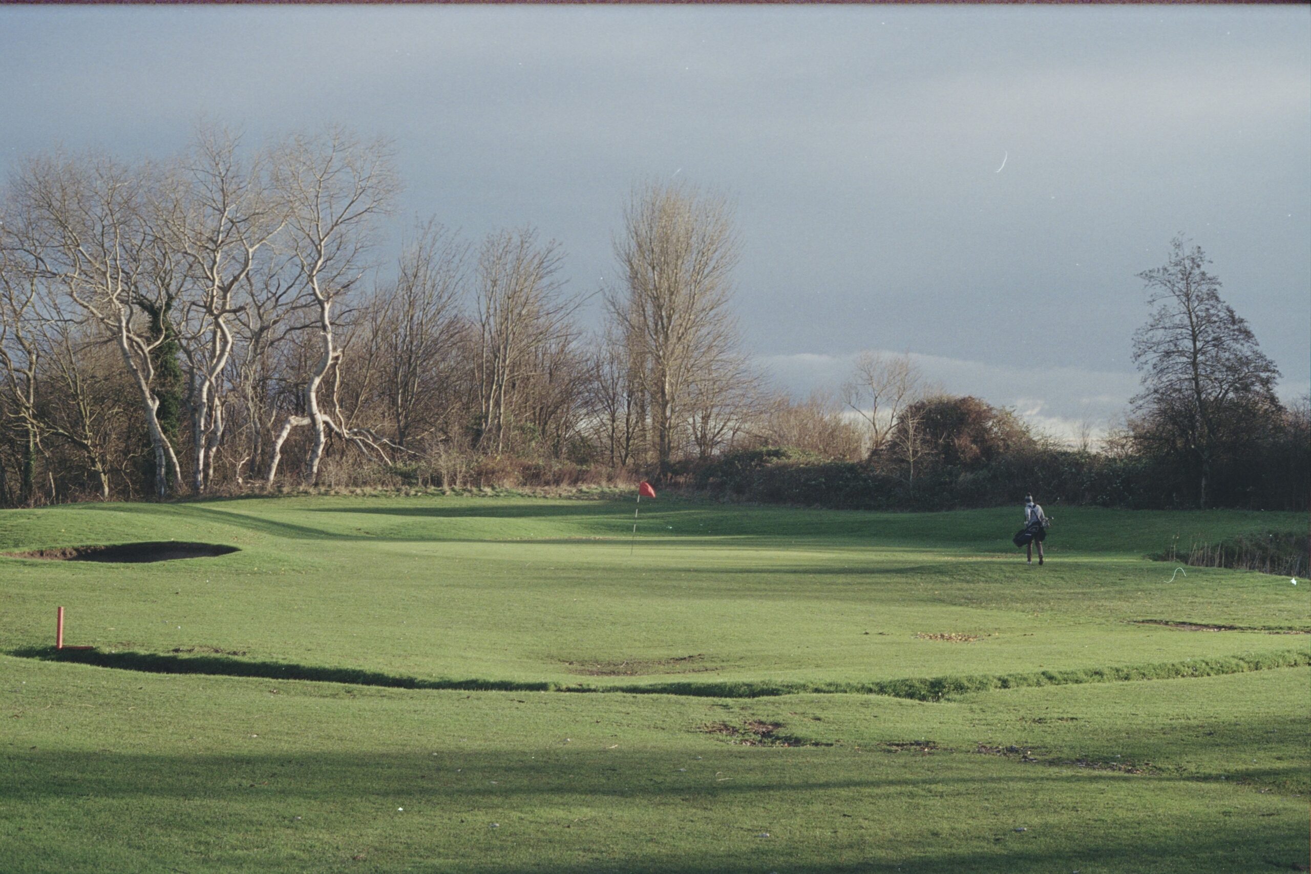 Winter Golf. Taken with Canon AE-1 using Kodak UltraMax 400 Film.