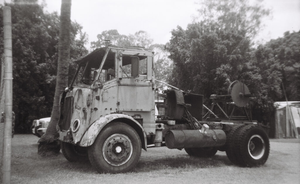 An old rusted truck