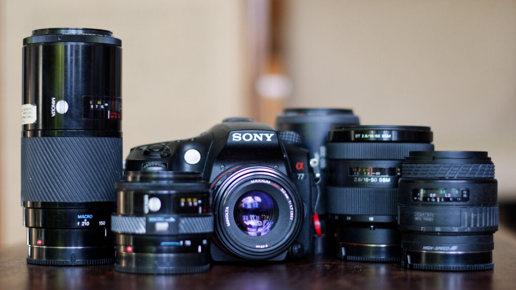 Sony SLT-A77 system