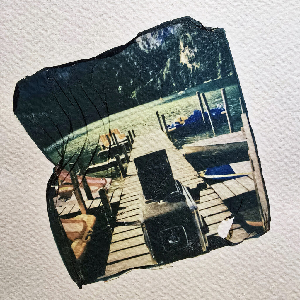 polaroid lift, emulsion lift, polaroid print